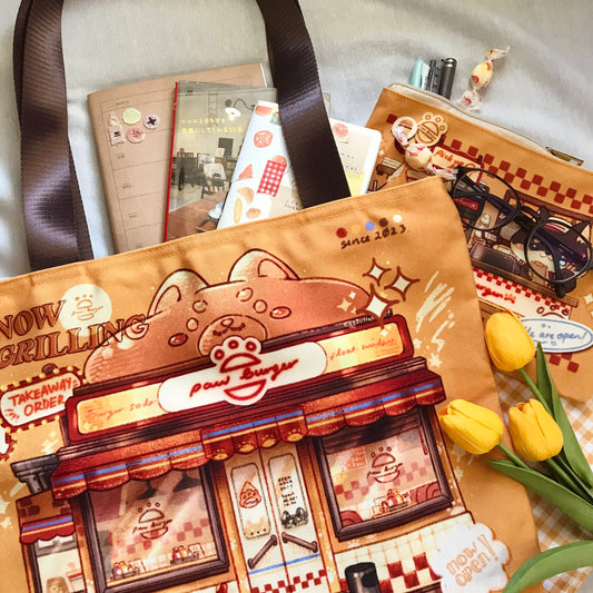 PAW BURGER TOTEBAG