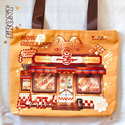 PAW BURGER TOTEBAG