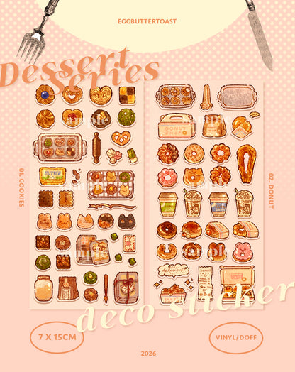 Dessert series mini deco sticker