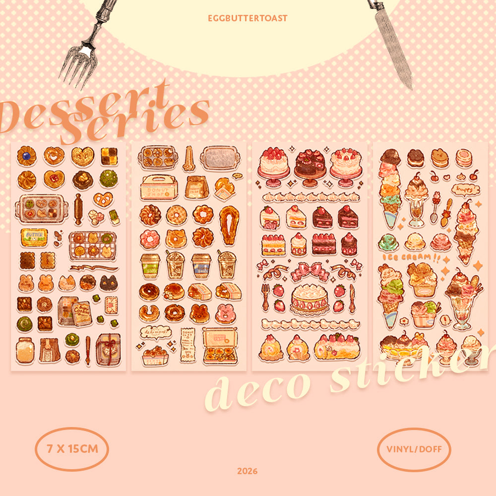 Dessert series mini deco sticker