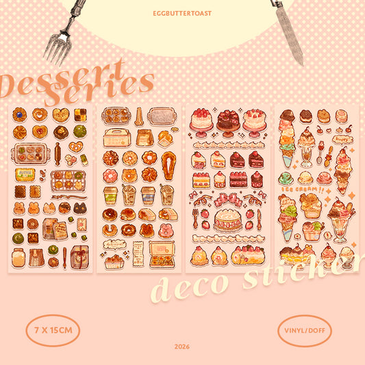 Dessert series mini deco sticker