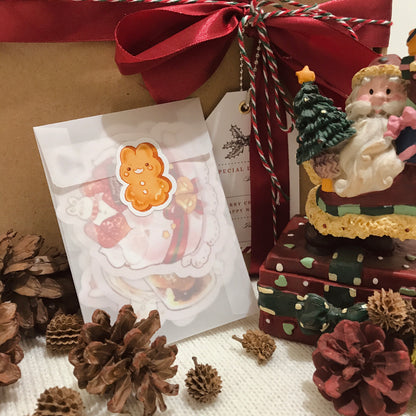 Winter Bunny Dessert Sticker