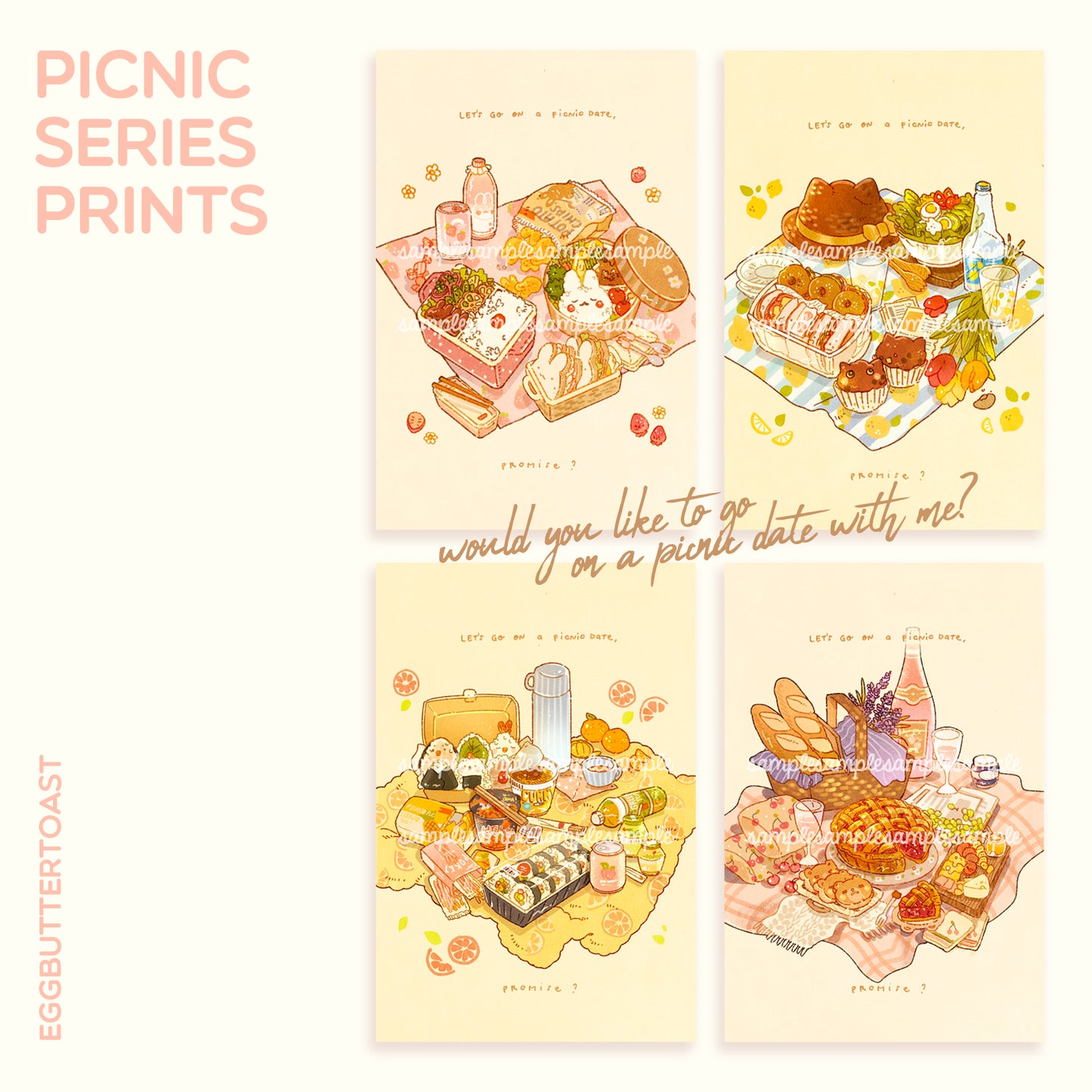[SET] Picnic Series Prints