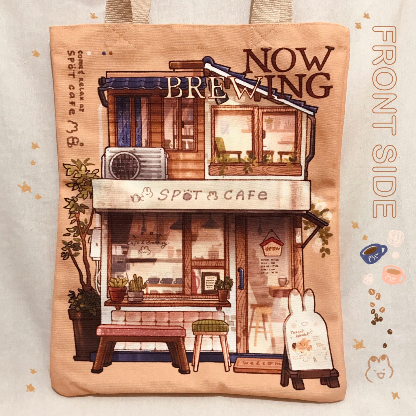 SPOT CAFE TOTE BAG