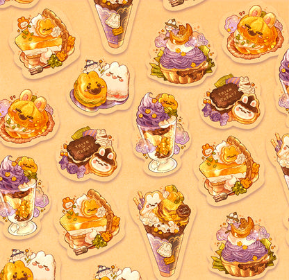 Halloween Dessert Bunny Sticker