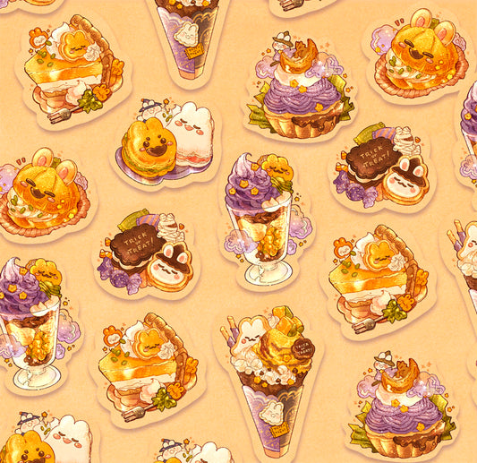 Halloween Dessert Bunny Sticker