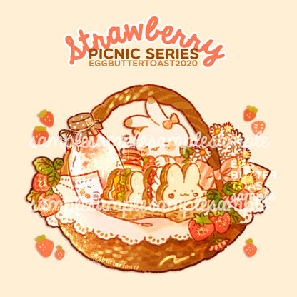 Picnic Basket Keychain Series