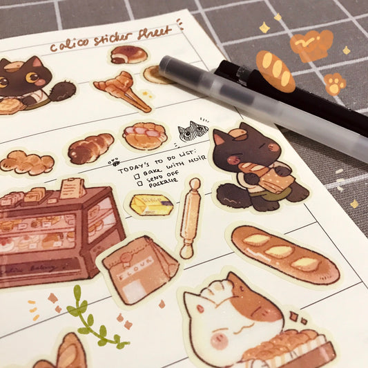 CALICO BAKERY STICKER SHEET