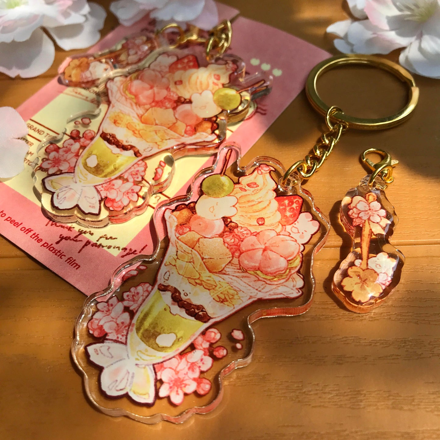 SPRING PARFAIT KEYCHAIN