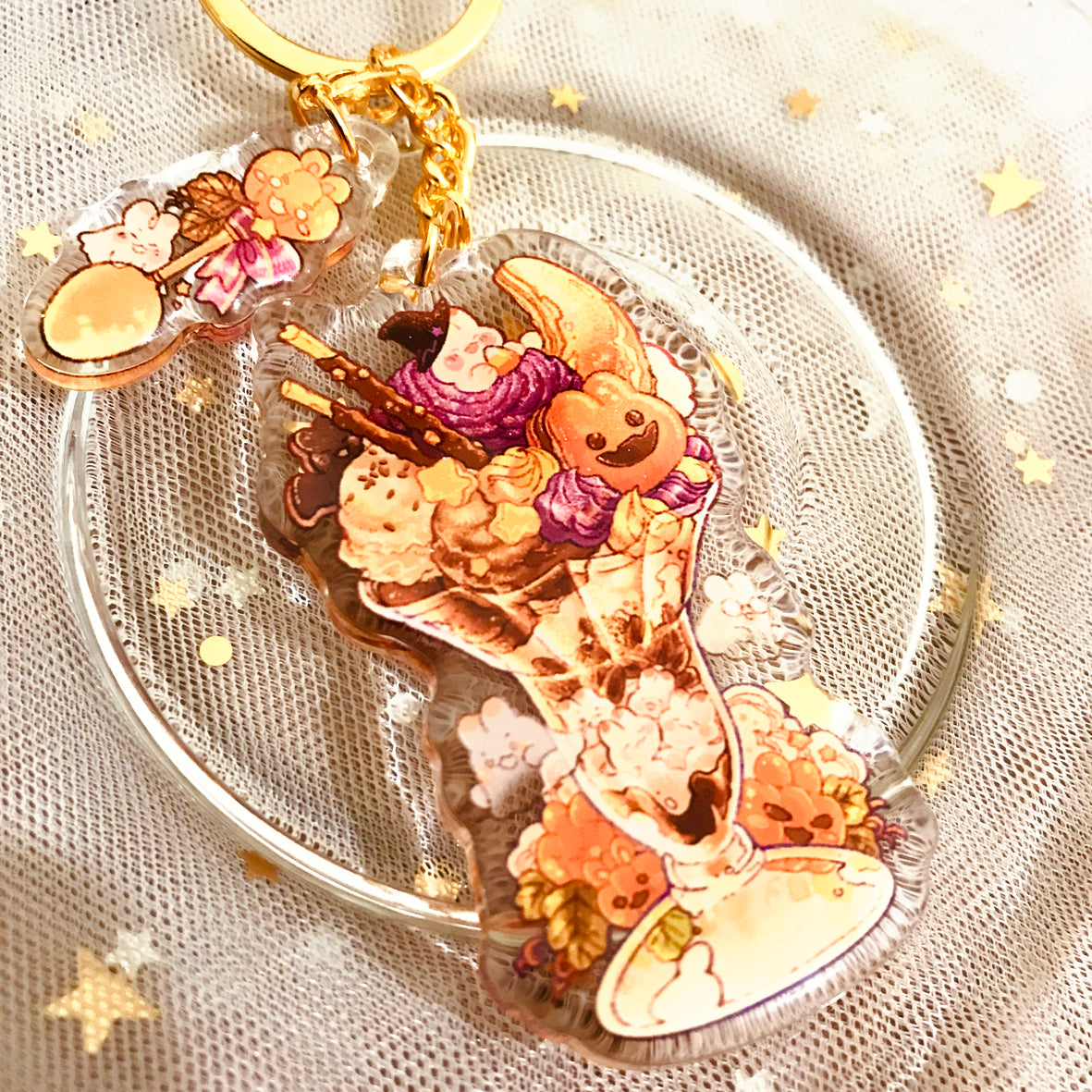 HALLOWEEN PARFAIT KEYCHAIN