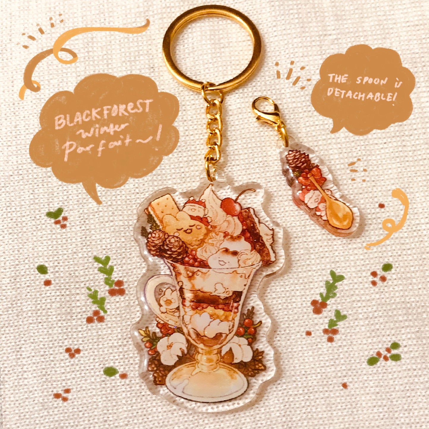WINTER PARFAIT KEYCHAIN