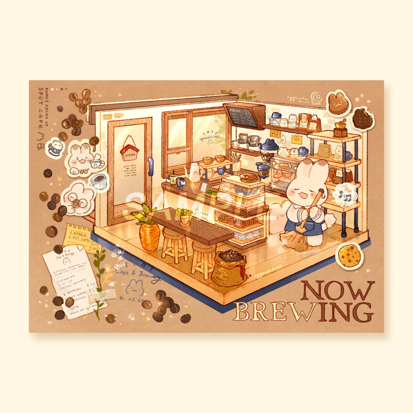 SPOT CAFE INTERIOR PRINTS