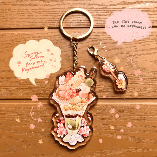 SPRING PARFAIT KEYCHAIN