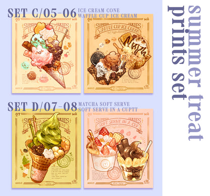 [SET] SUMMER TREATS prints