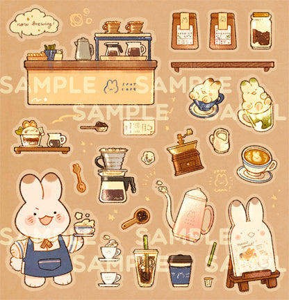 SPOT CAFE STICKER SHEET