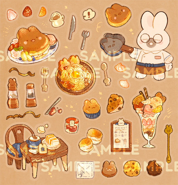 SPOT CAFE STICKER SHEET