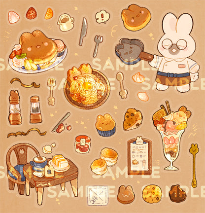 SPOT CAFE STICKER SHEET